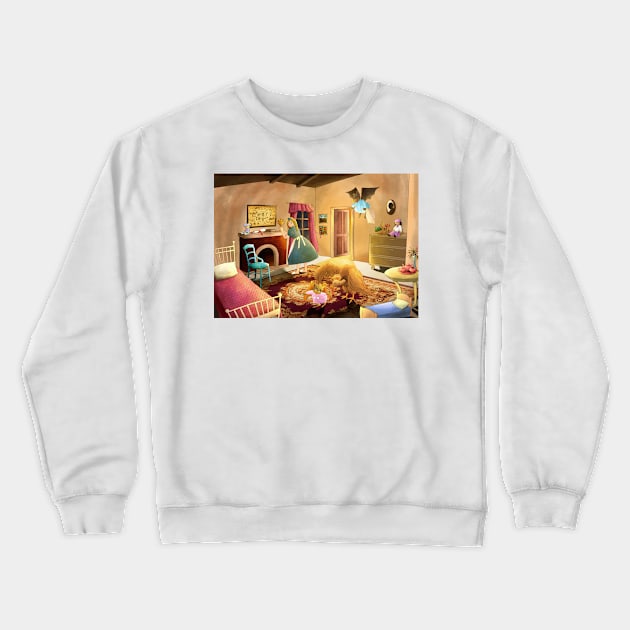 Bedtime With Polly Crewneck Sweatshirt by reynoldjay